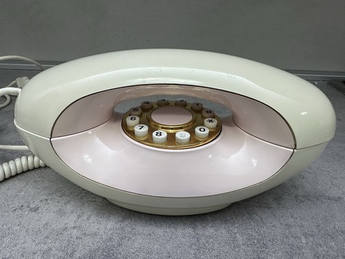 Telefono rosa vintage - rosa, space