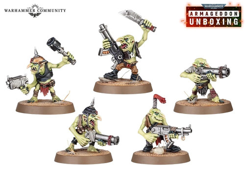 Warhammer armageddon orks - 5x,