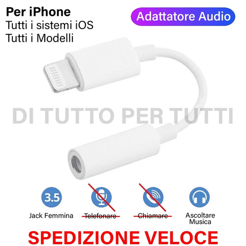 Adattatore aux per iphone - aux,