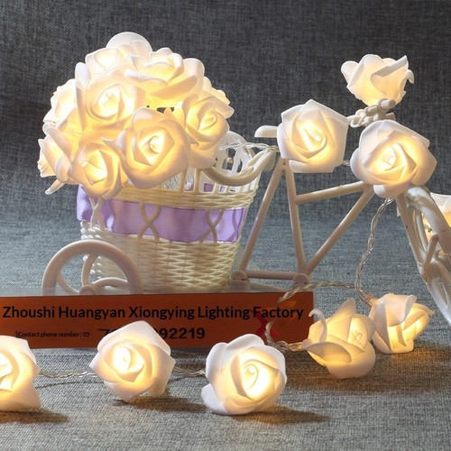 Luci stringa led rosa bianca