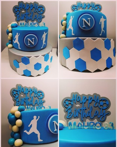 Torta finta napoli - finta, realizzata