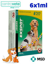 EXSPOT  1 ml 6 Pipette - Antiparassitario per CANI da 2,5 a 40 kg - Pulci Zecche