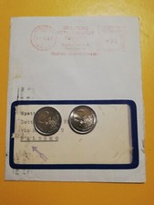 GM871 EMA Annullo Meccanico Rosso 1963 GUASTALLA SMALTERIE METALLURGICHE EMILIAN