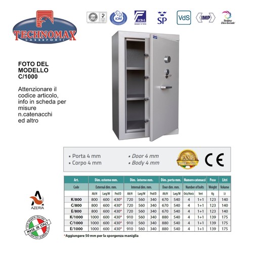 Armadio blindato 1000 - armadio,