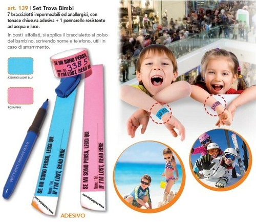 Set trova bimbi braccialetto - set,