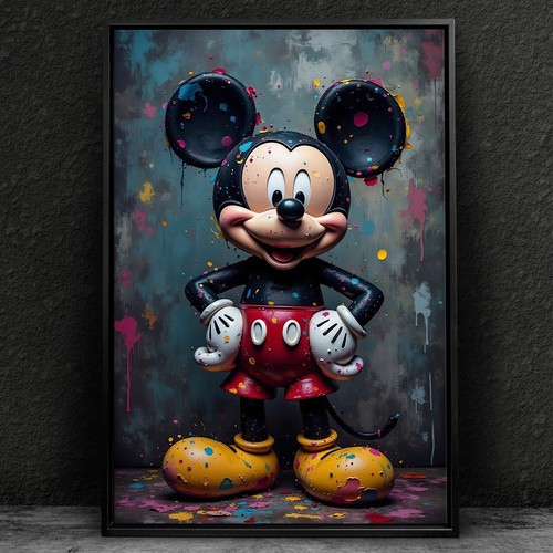 Quadro astratto topolino - ✅, quadro,