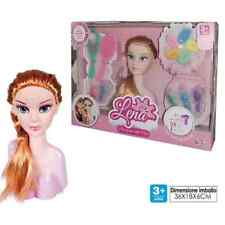 bambola mezzo busto da acconciatura capelli parrucchiera gioco da bimba bambina