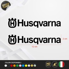 2 Adesivi Stile Husqvarna -