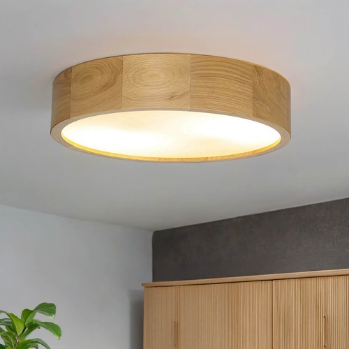 Plafoniera legno rotonda - , Ø37