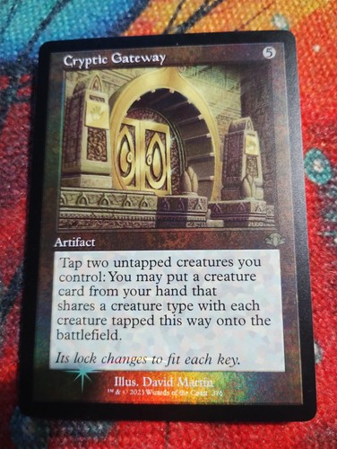 Retro foil cryptic - foil, gateway