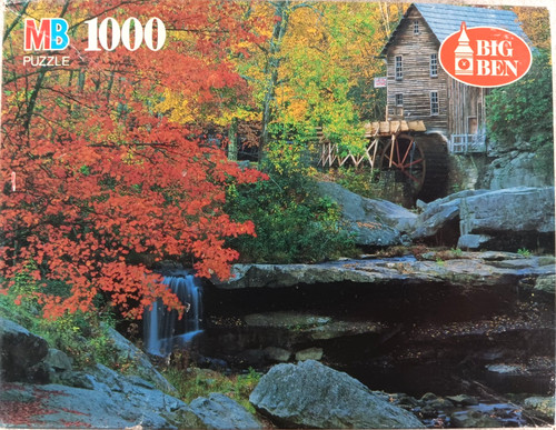 Grist mill puzzle - vintage, 1000