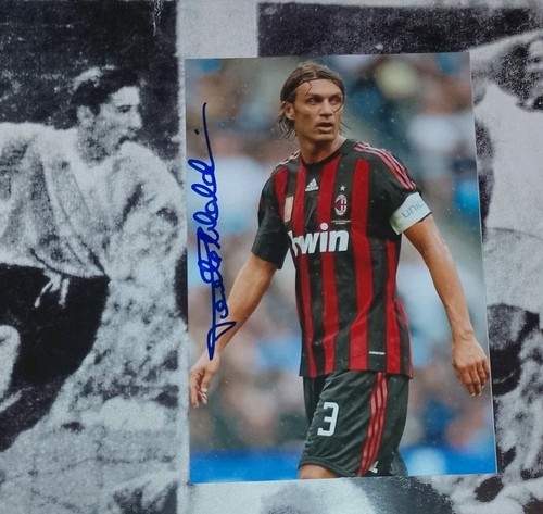 Autografo paolo maldini foto - paolo,