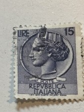 REPVBBLICA ITALIANA 15 LIRE
