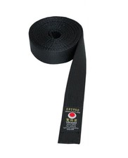 Cintura tokaido nero in satin