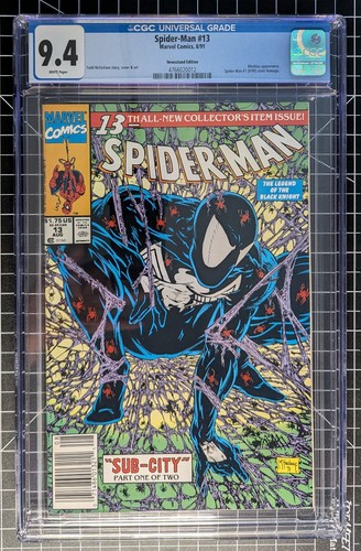 Spider man cgc - 13, edicola