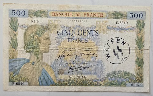 France 500 francs 1942 - france,