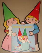 DAVID GNOMO LIBRO ILLUSTRATO + SAGOMA SEGNALIBRO 1^ EDIZIONE AMZ EDITRICE 1986