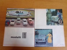 FIAT MODELLI ANNO 1955 ANNI '50 FOTO PATELLANI=PUBBLICITA=ADVERTISING=WERBUNG 2