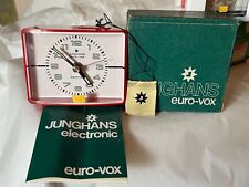 OROLOGIO SVEGLIA JUNGHANS EURO-VOX NEW IN BOX 70/80's