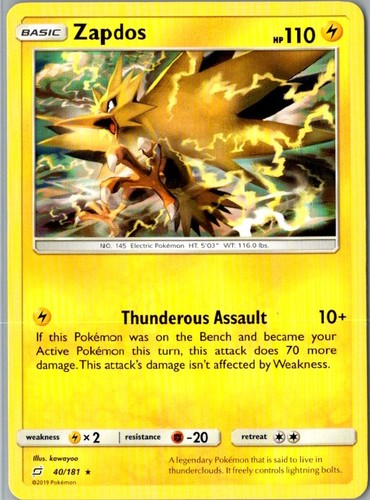Zapdos rare deck - zapdos,