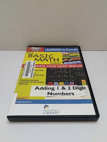 Basic math tutor adding - 1, 2