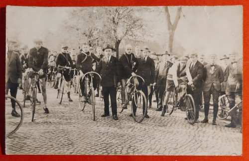 Cartolina gara ciclistica - cartolina,