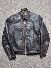 Giacca pelle vintage anni