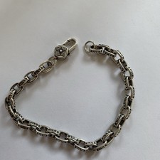 Bracciale Uomo Cromato Cuori