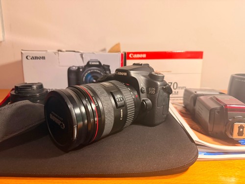 Canon eos 70d corpo - eos, macchina