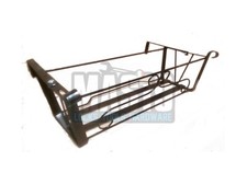 BALCONIERA PORTAVASI IN FERRO BATTUTO GANCI REGOLABILI CM.60