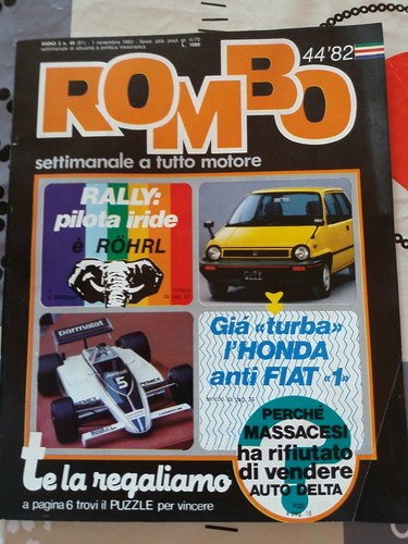 Rivista motori auto rombo - motori,