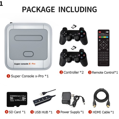 Super console pro retro game - console,
