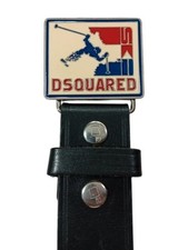 Dsquared2 Leather Belt L Black
