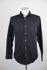 TOMMY HILFIGER JEANS CAMICIA UOMO M SLIM MAN CASUAL SHIRT VINTAGE SHIRT COTONE