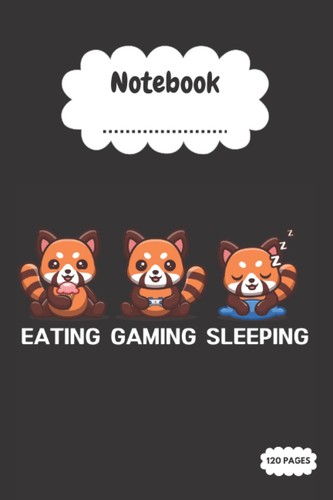 Composition notebook red panda - composition,