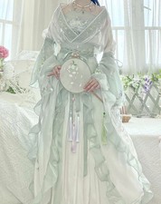 Vestito Hanfu Verde Donna