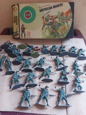 AUSTRALIAN INFANTRY SOLDATINI AIRFIX  1:32 COLORATI CON BOX (5543)