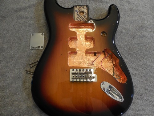 Corpo fender stratocaster mim - corpo,
