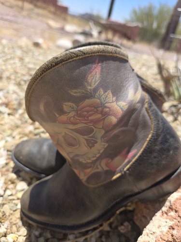 Stivali western biker vintage - stivali,