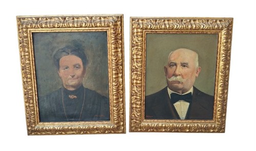 Antica coppia quadri - antica,