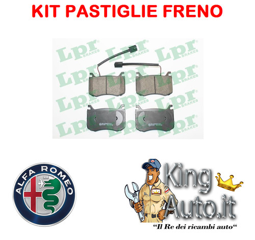 Kit pastiglie freno anteriori - kit,