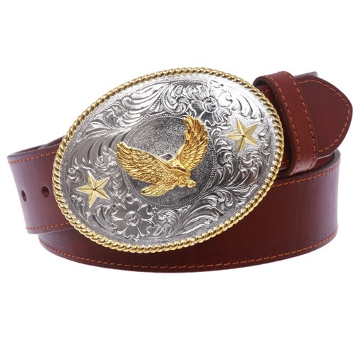Fibbia western cowboy - , argento