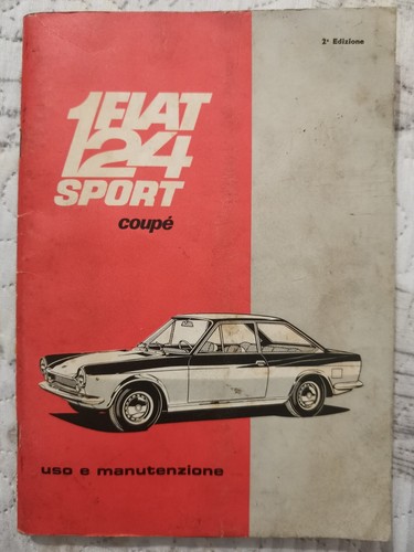 Fiat 124 sport - fiat, libretto