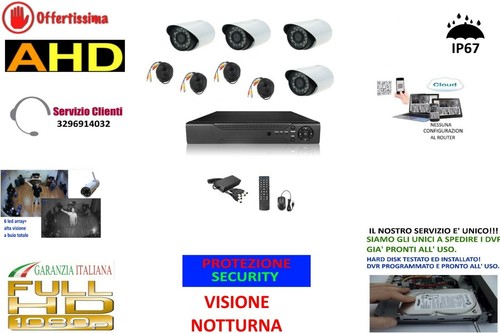 Kit videosorveglianza ahd - videosorveglianza, ip