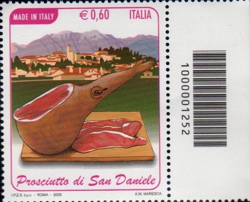 2009 francobollo prosciutto - prosciutto, di