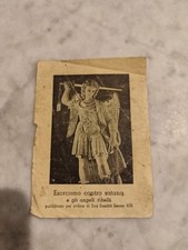 San Michele Arcangelo, Holy Card, Esorcismo contro satana