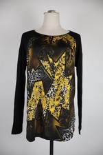 VERSACE JEANS MAGLIA DONNA TG. 42 T-SHIRT WOMAN CASUAL VINTAGE VISCOSA