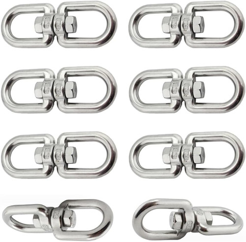 Pezzi ganci girevoli m6 - pezzi,