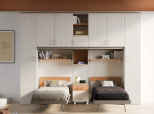 CAMERETTA PONTE CON 2 LETTI COMODINO ARMADIO LIBRERIE ECOLOGICA CATAS 17