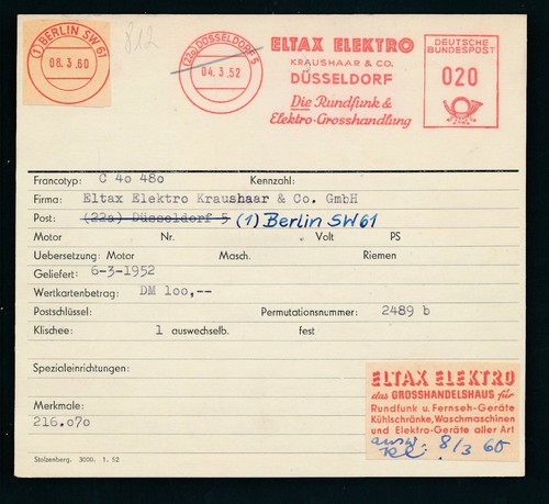 S0812 francotipo afs carta - s0812),